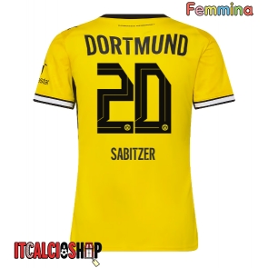 Borussia Dortmund Marcel Sabitzer #20 Prima Maglia Femmina 2026-27 Manica Corta